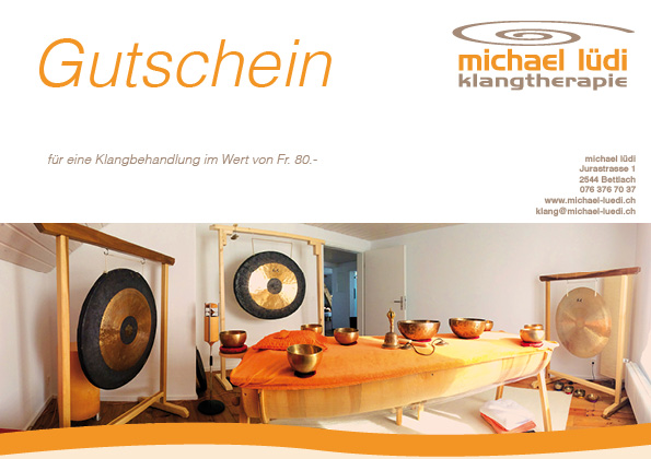 Gutschein Klangmassage